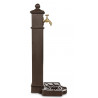 Fontaine de Jardin Aluminium, Métal Marron 33x29x80cm