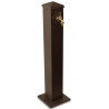 Fontaine de Jardin Aluminium Marron 22.5x22.5x91cm