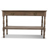 Meuble Console Drapier Bois 1 Tiroir 120x45x77cm