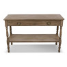 Meuble Console Drapier Bois 1 Tiroir 120x45x77cm