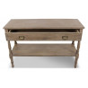 Meuble Console Drapier Bois 1 Tiroir 120x45x77cm