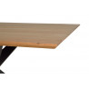 Table à Manger Bois, Métal Marron 180x90x76cm