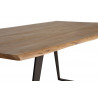 Table à Manger Bois, Métal Marron 205x100x76cm