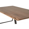 Table à Manger Bois, Métal Marron 205x100x76cm