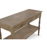 Meuble Console Drapier Bois 1 Tiroir 120x45x77cm