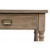 Meuble Console Drapier Bois 1 Tiroir 120x45x77cm