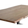 Table à Manger Bois, Métal Marron 160x100x78cm