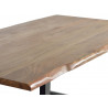 Table à Manger Bois, Métal Marron 160x100x78cm