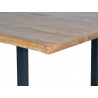 Table à Manger Bois, Métal Marron 180x100x78cm