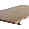 Table à Manger Bois, Métal Marron 200x100x78cm