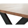 Esstisch Holz, Metall Braun 160x90x78cm