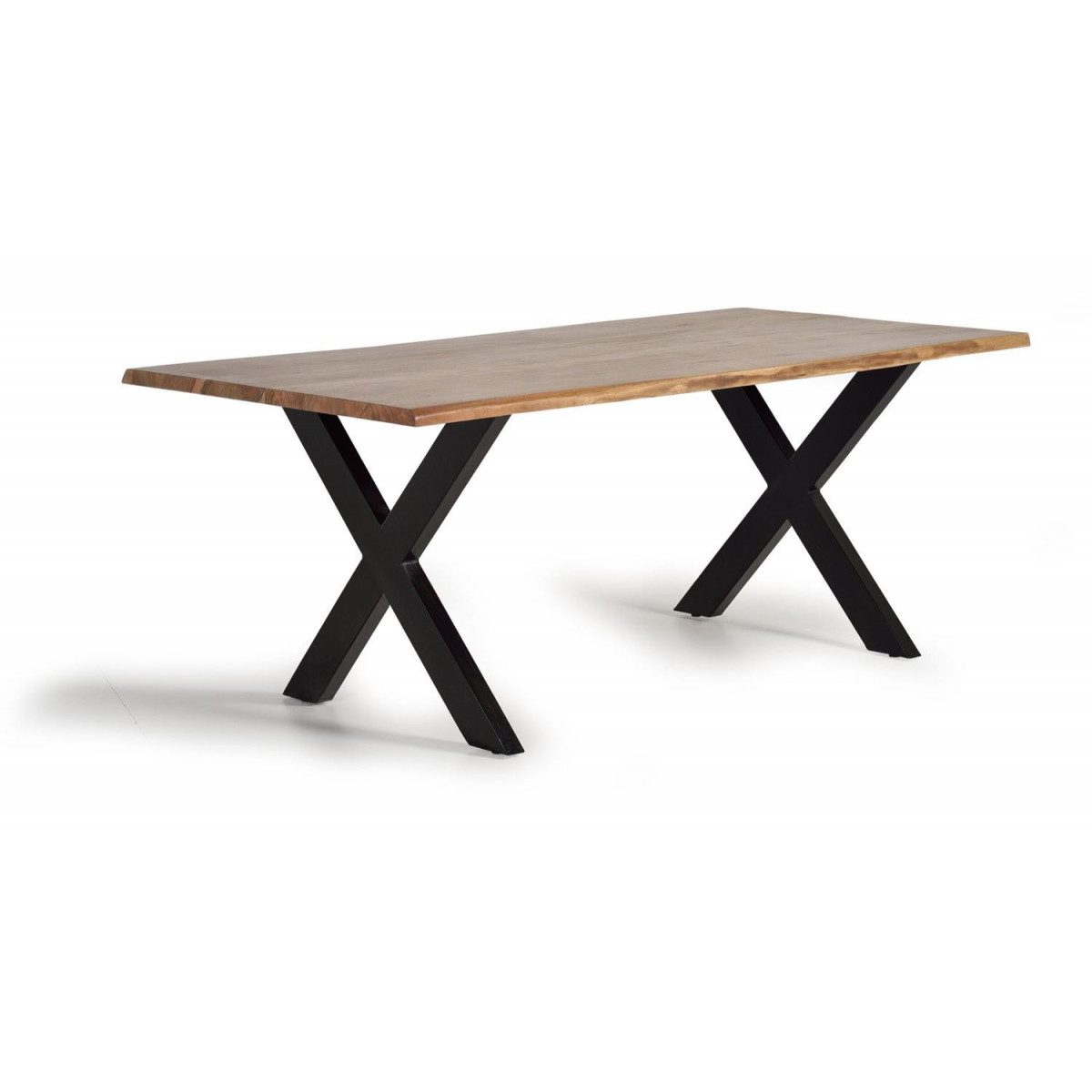 Table à Manger Bois, Métal Marron 240x100x78cm