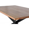 Table à Manger Bois, Métal Marron 180x90x78cm