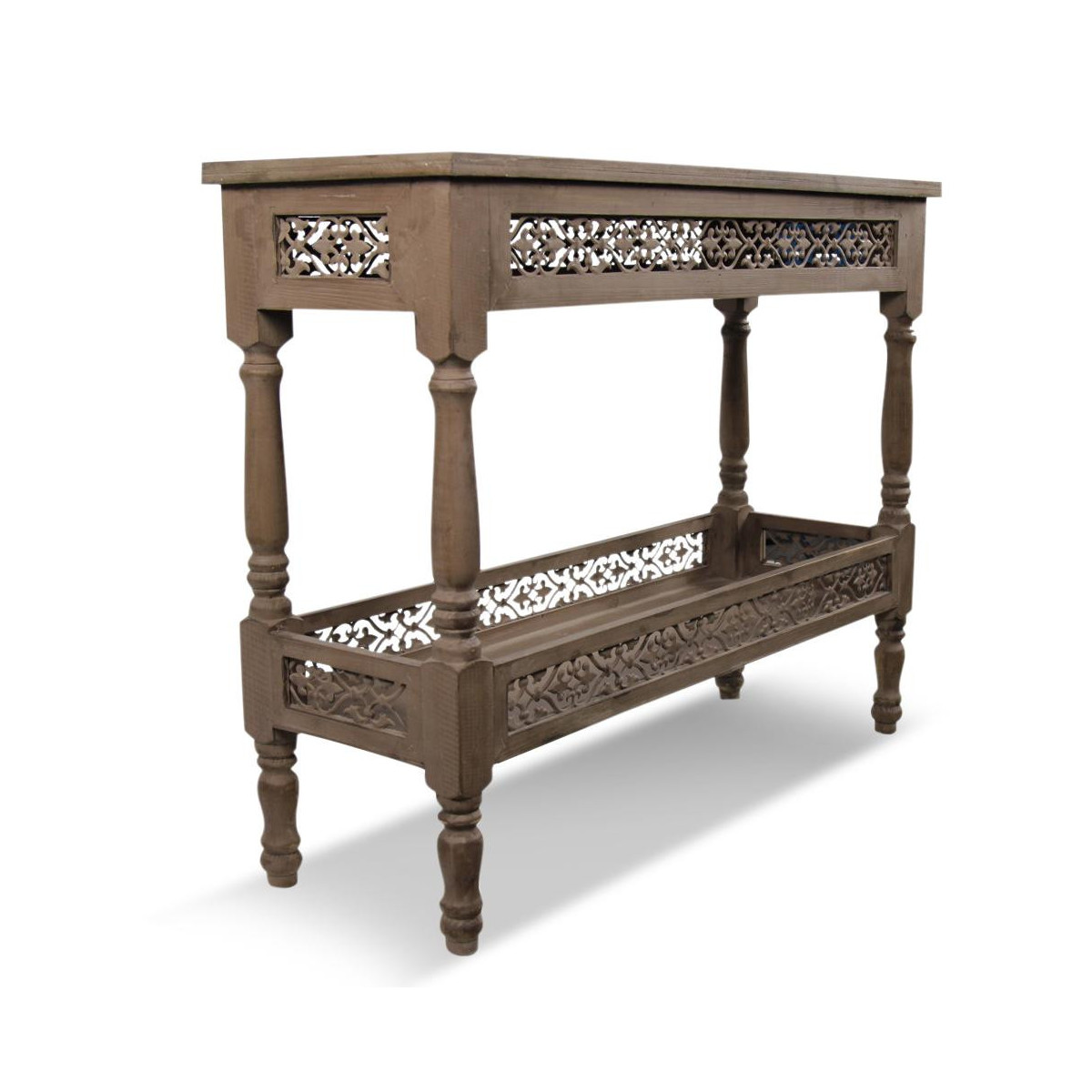 Meuble Console Bois 98x35x77cm