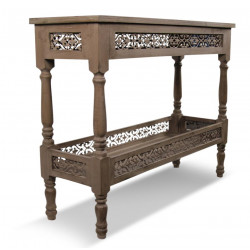 Meuble Console Bois 98x35x77cm