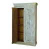 Armoire Bois Bleu 117x44x207cm