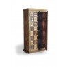 Armoire Bois, Bronze Or 100x45x180cm