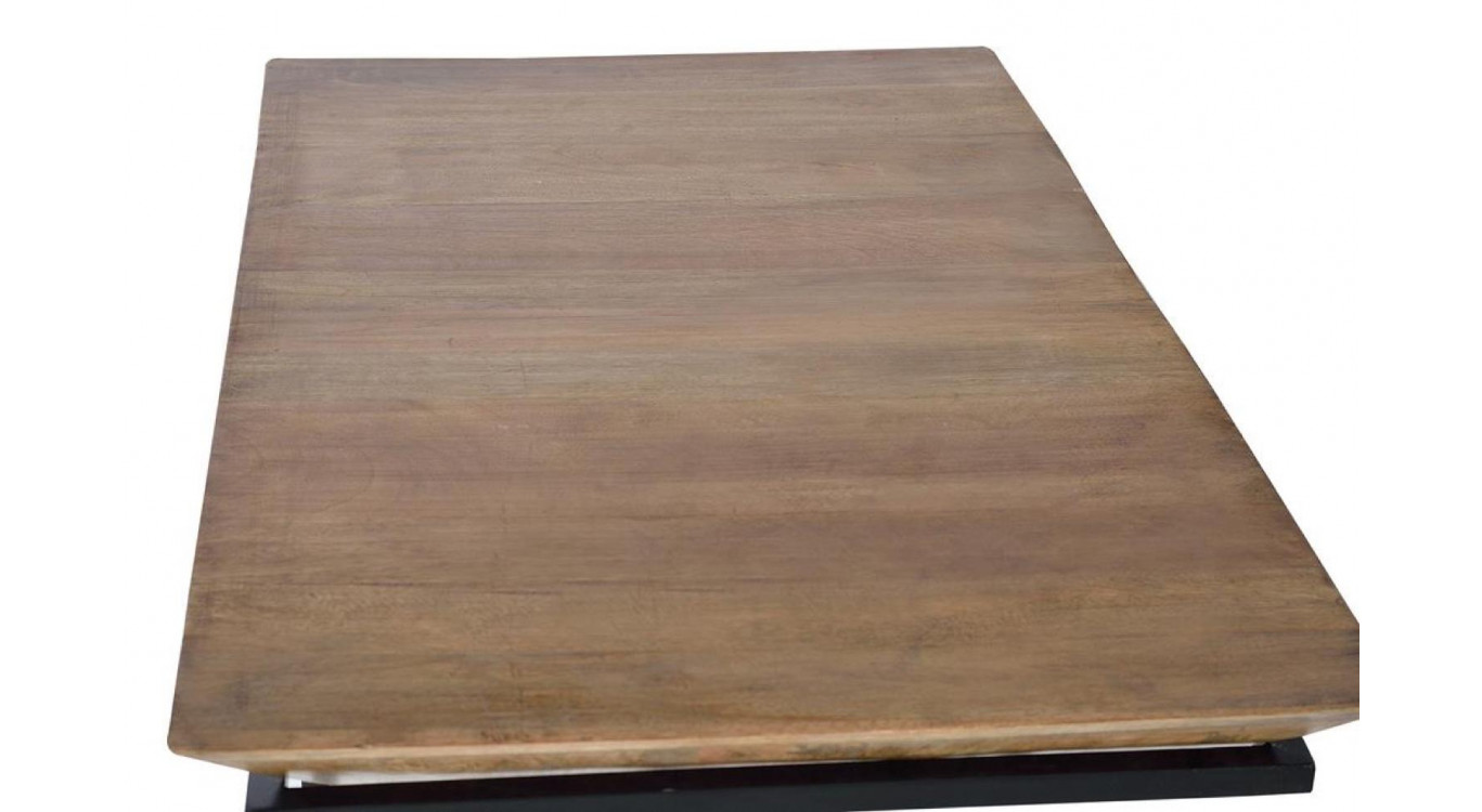 Konsole Holz, Metall Braun 100x60x62cm