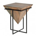 Console Legno, Metallo Marrone 50x50x63cm