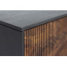 Buffet Bois et Fer Marron 90x40x80cm