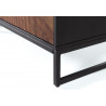 Buffet Bois et Fer Marron 90x40x80cm