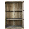 Buffet Vaisselier Rangement Bois 5 Tiroirs 81x35x169cm