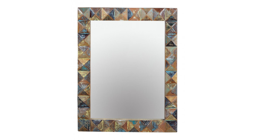 Miroir Bois Marron 80x4x100cm