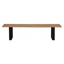 Banc Bois, Fer Marron 180x42x45cm