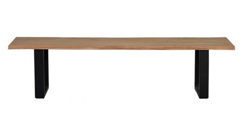 Banc Bois, Fer Marron 180x42x45cm