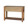 Console 2 Tiroirs BoisMarron 106x33x76cm