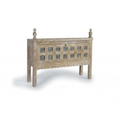 Console Bois Marron 110x34x94cm