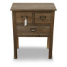 Meuble Console Bois 3 Tiroirs 60x35.5x76cm