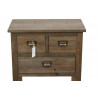 Meuble Console Bois 3 Tiroirs 60x35.5x76cm