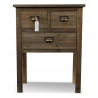 Meuble Console Bois 3 Tiroirs 60x35.5x76cm