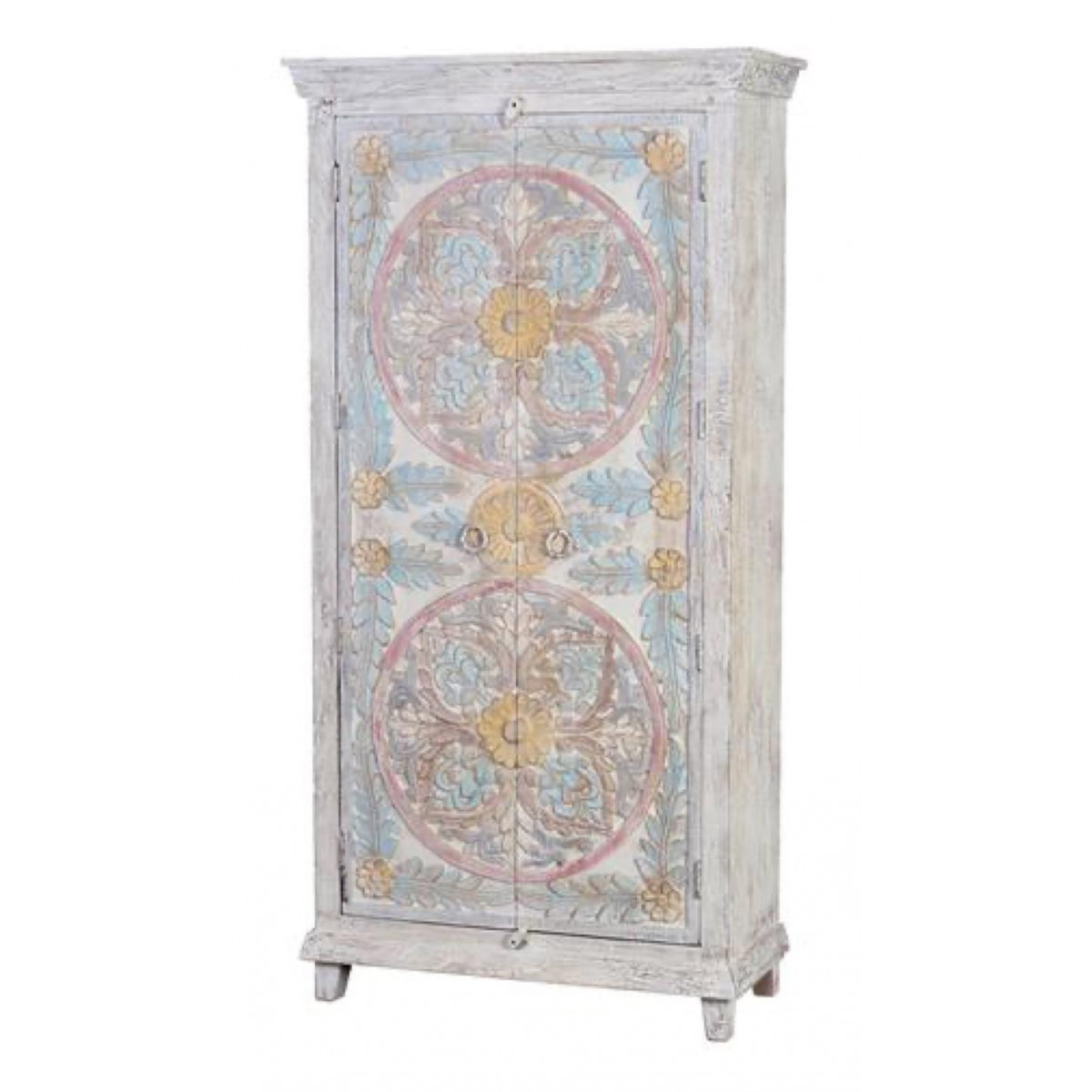 Armoire Bois Multicolore 90x40x180cm