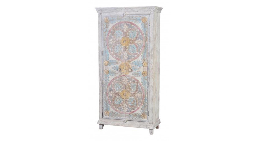 Armoire Bois Multicolore 90x40x180cm