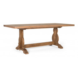 Table à Manger Bois Marron 200x100x76cm