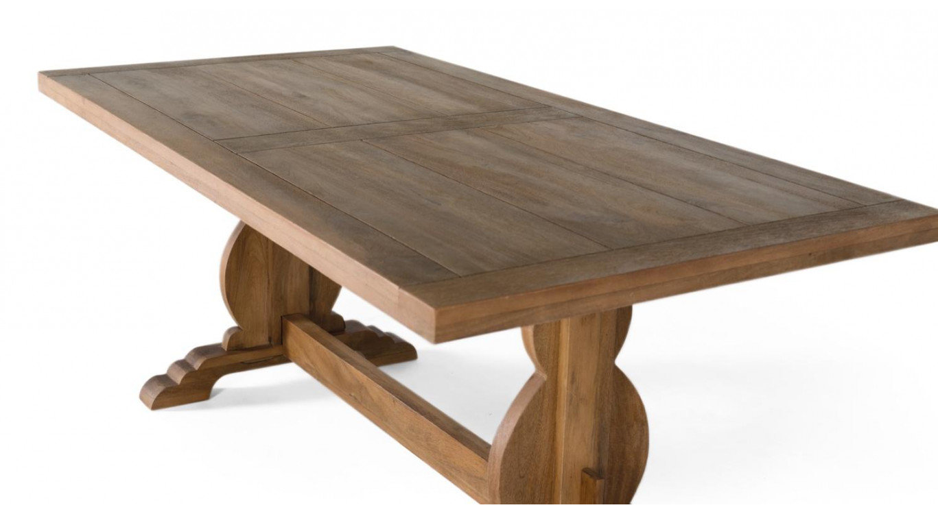 Table à Manger Bois Marron 200x100x76cm