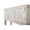 Console Bois Blanc 148x44x103cm