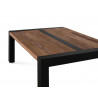 Couchtisch Holz, Metall Braun 120x90x46cm