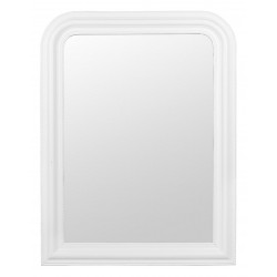 Grand Miroir Bois Blanc 77x5x100cm