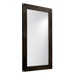 Grand Miroir Bois Bronze Marron 80x150cm