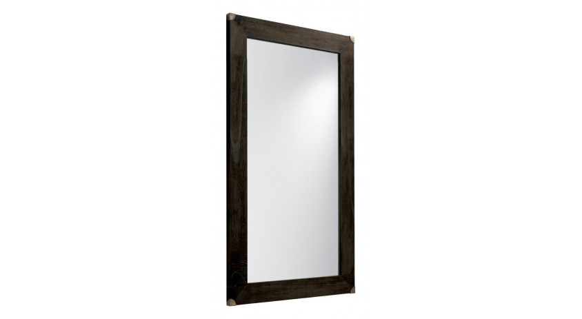 Grand Miroir Bois Bronze Marron 80x150cm