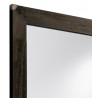 Grand Miroir Bois Bronze Marron 80x150cm