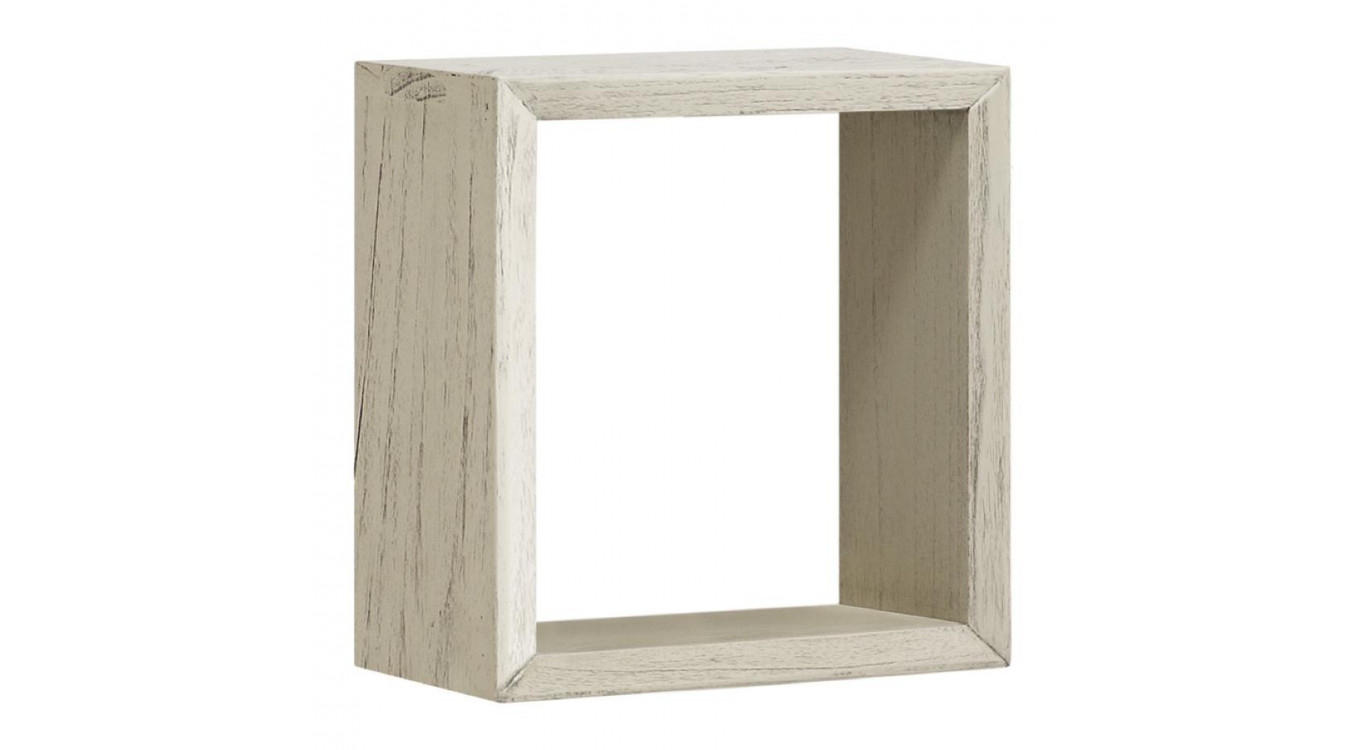 Etagère Bois Blanc 40x20x40cm