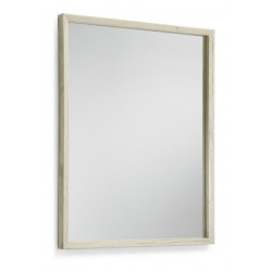 Grand Miroir Bois Blanc 80x100cm