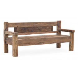 Banc Bois Marron 208x80x95cm