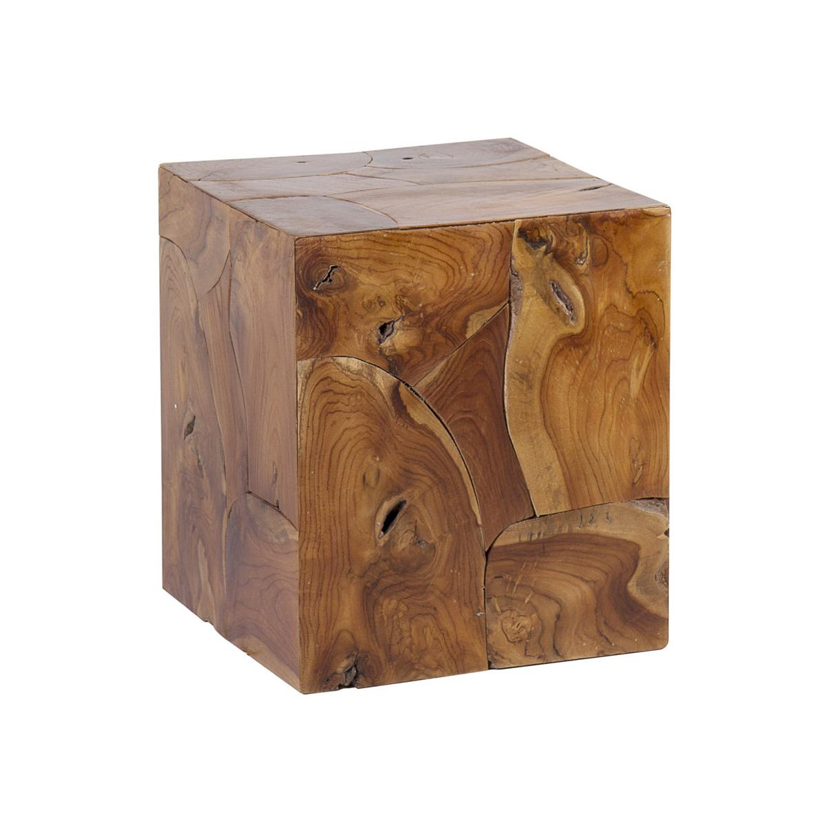 Console Bois Marron 35x35x45cm