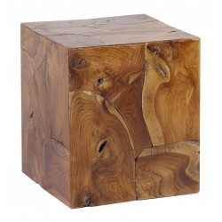 Console Bois Marron 35x35x45cm