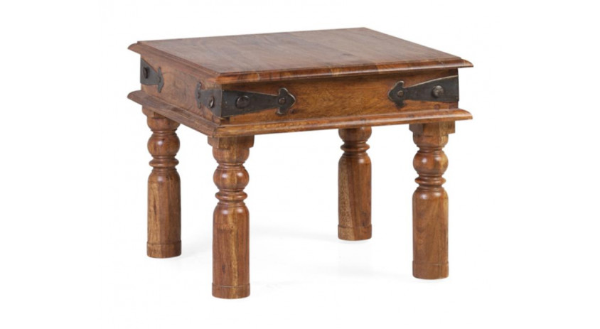 Table Basse Bois Marron 45x45x37cm